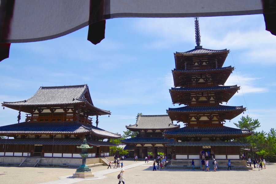 Khu Tây n đền Horyu-ji