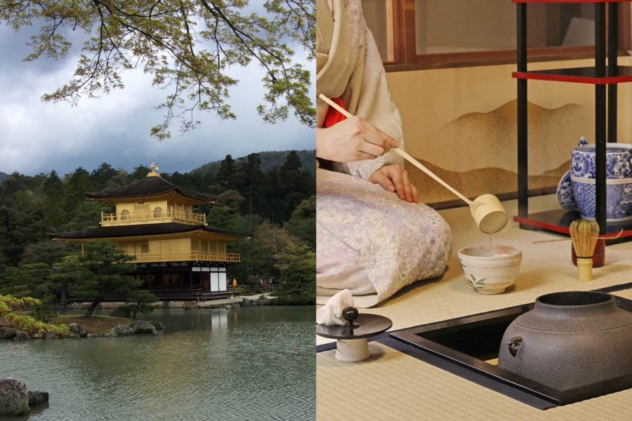 Kinkakuji và Trà Đạo Nhật Bản