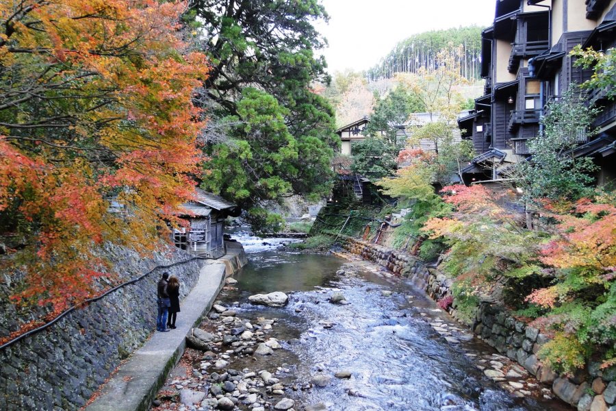 Mùa thu ở Kurokawa Onsen