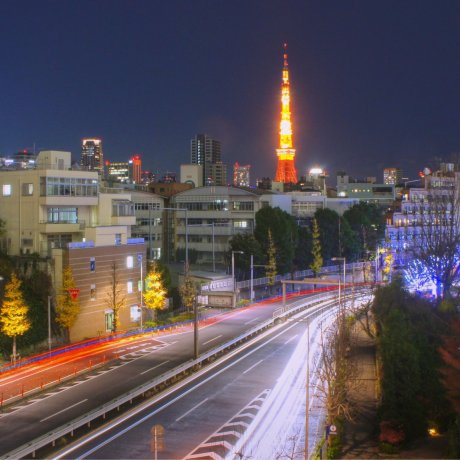 Tháp Tokyo về đêm Tháp Tokyo về đêm